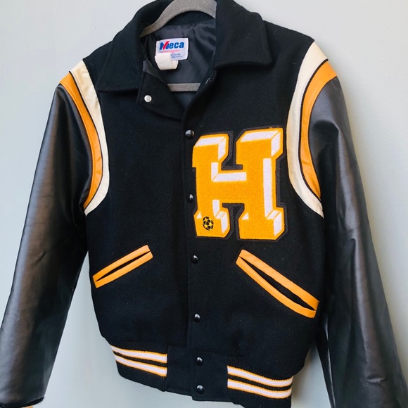 Meca Varsity Sports Jacket Size Small 